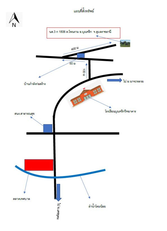 บ้านเดี่ยว อุบลราชธานี บุณฑริก โพนงาม 397470