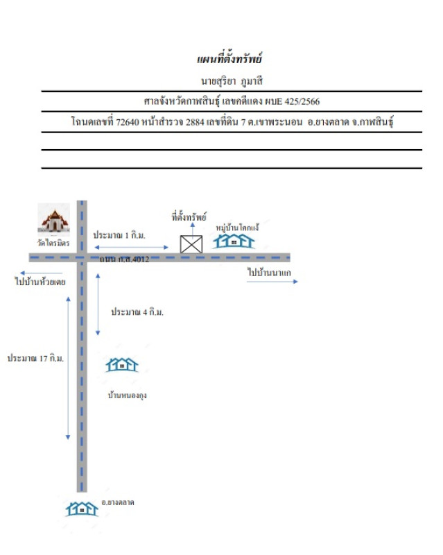 บ้านเดี่ยว กาฬสินธุ์ ยางตลาด เขาพระนอน 686000