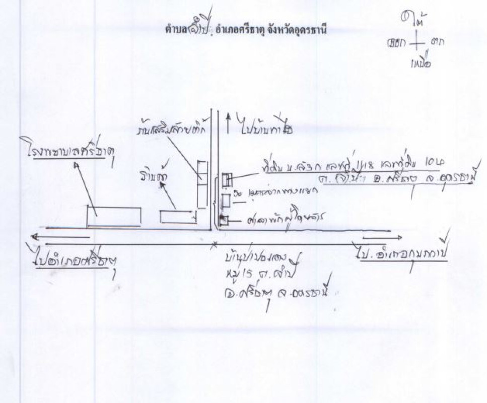 บ้านเดี่ยว อุดรธานี ศรีธาตุ จำปี 1784100