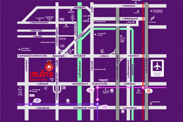 บ้านเดี่ยว เซนโทร ชัยพฤกษ์-แจ้งวัฒนะ3 นนทบุรี ปากเกร็ด คลองข่อย 10500000