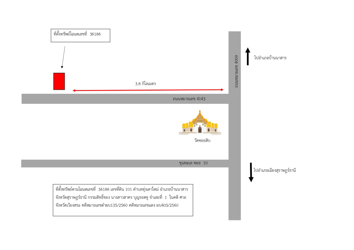 บ้านเดี่ยว สุราษฎร์ธานี บ้านนาสาร ทุ่งเตาใหม่ 800574