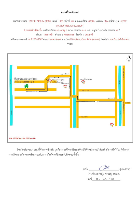 Townhouse Pathum Thani Khlong Luang Khlong Nueng 623880