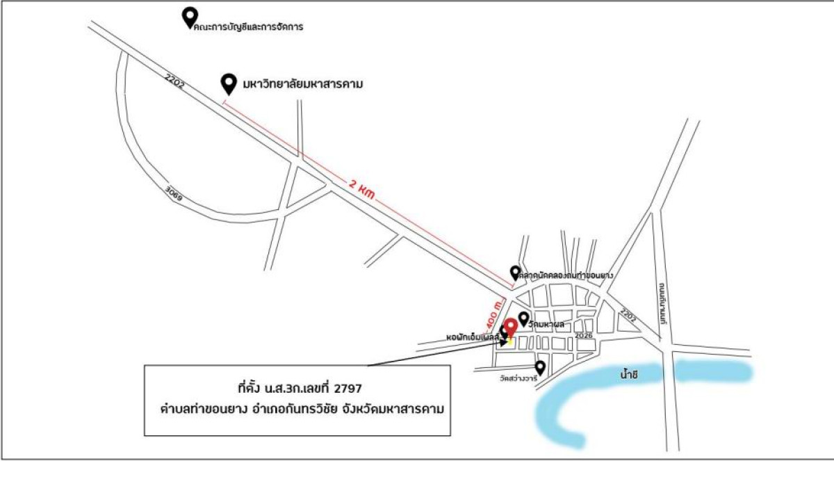 บ้านเดี่ยว มหาสารคาม กันทรวิชัย ท่าขอนยาง 570000