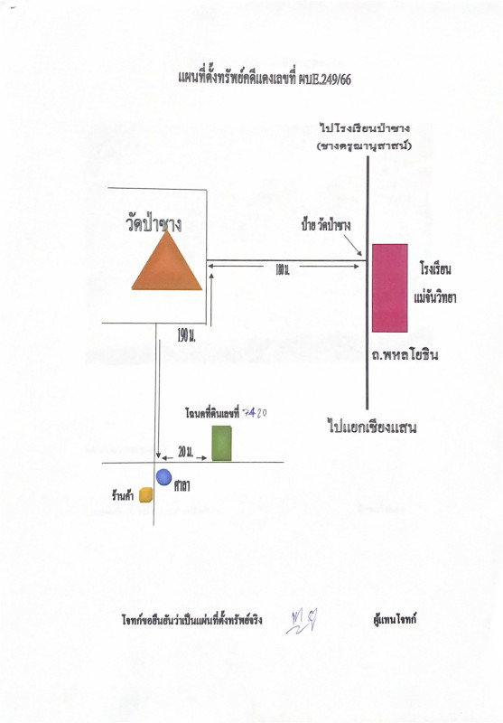 ที่ดินเปล่า เชียงราย แม่จัน ป่าซาง 200160