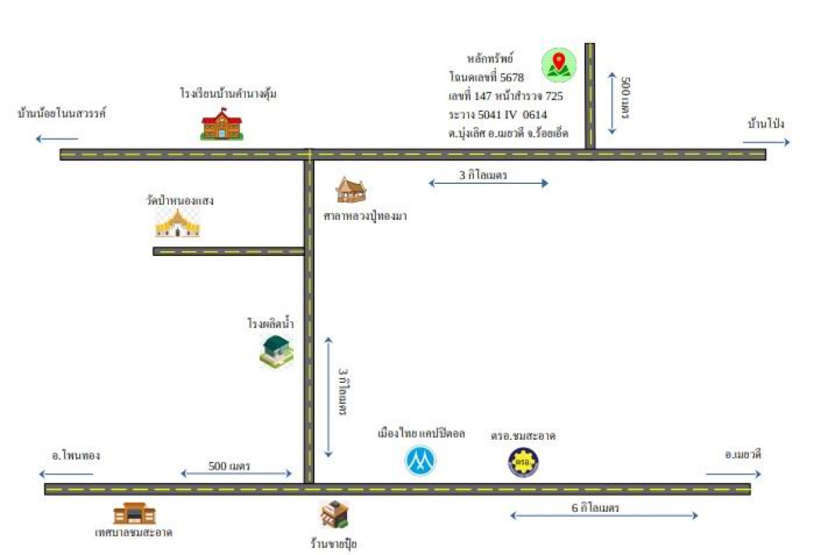 Single house Roi Et Moei Wadi Bung Loet 581190