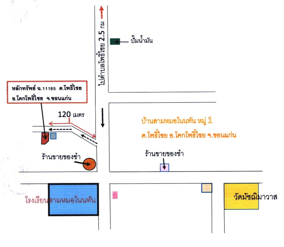 บ้านเดี่ยว ขอนแก่น โคกโพธิ์ไชย โพธิ์ไชย 401600