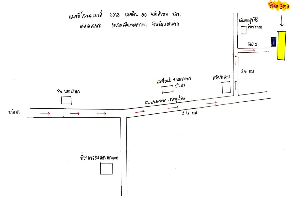 ที่ดินเปล่า นครนายก เมืองนครนายก เขาพระ 5610000