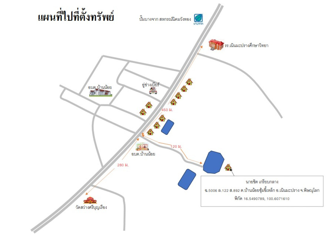 บ้านเดี่ยว พิษณุโลก เนินมะปราง บ้านน้อยซุ้มขี้เหล็ก 119470