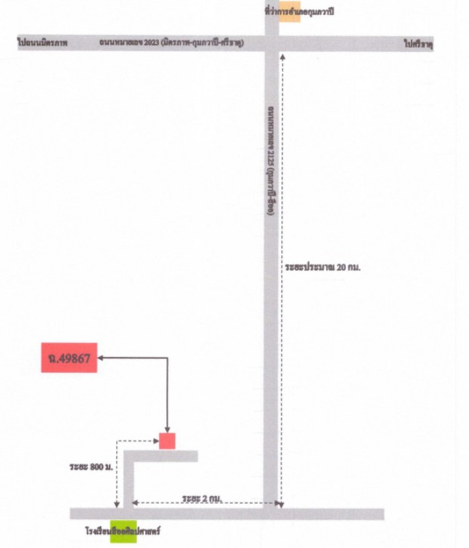 ที่ดินเปล่า อุดรธานี กุมภวาปี ท่าลี่ 653000