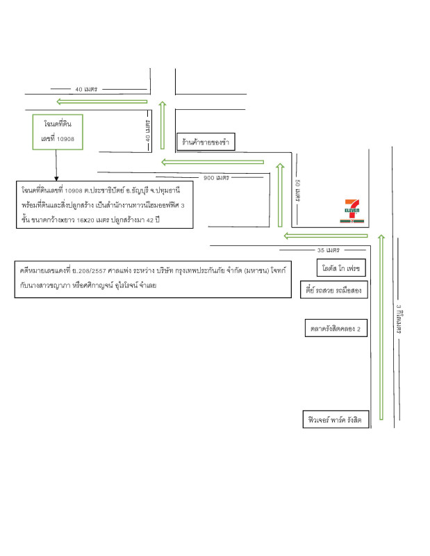 บ้านเดี่ยว ปทุมธานี ธัญบุรี ประชาธิปัตย์ 6851200