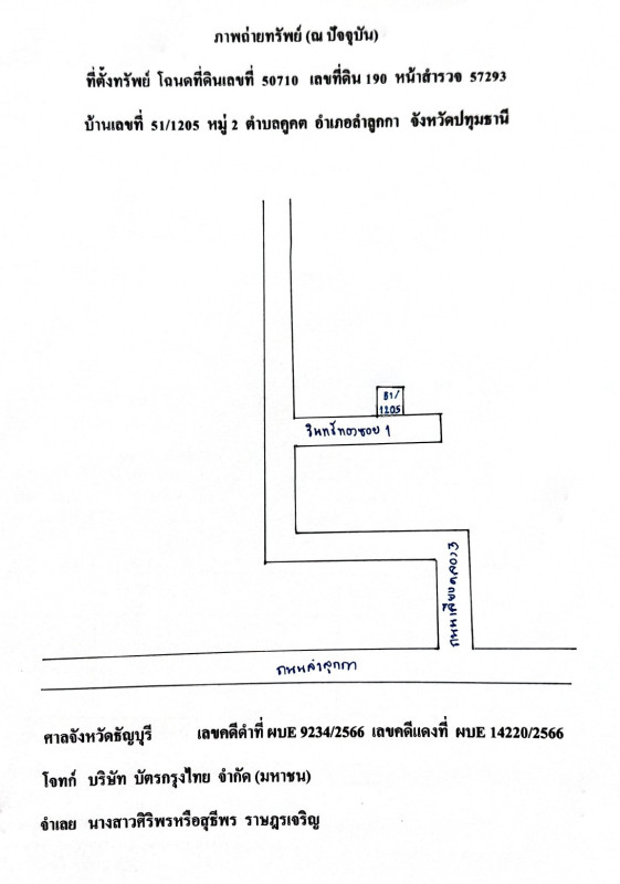 ทาวน์เฮ้าส์ ปทุมธานี ลำลูกกา คูคต 796200