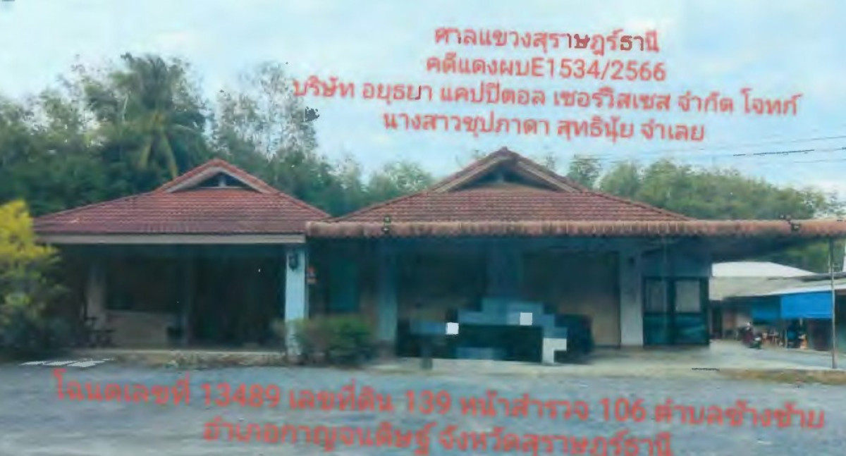 บ้านเดี่ยว สุราษฎร์ธานี กาญจนดิษฐ์ ช้างซ้าย 3865780