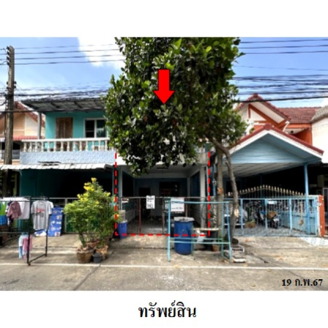 ทาวน์เฮ้าส์ อยู่เจริญ ปทุมธานี ธัญบุรี ประชาธิปัตย์ 1100000