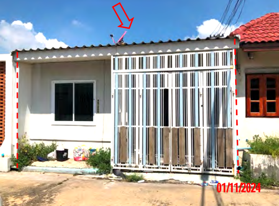 ทาวน์เฮ้าส์ พฤกษา 1 ปทุมธานี ธัญบุรี ลำผักกูด 1050000