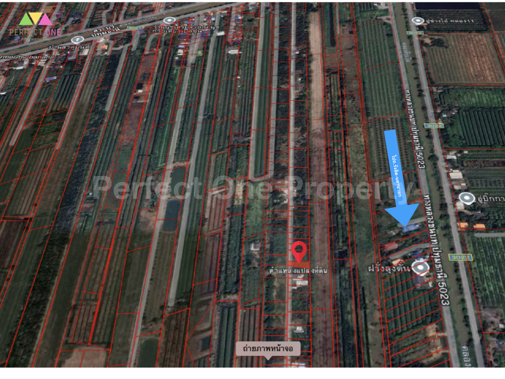 ที่ดินเปล่า ปทุมธานี หนองเสือ บึงกาสาม 350000