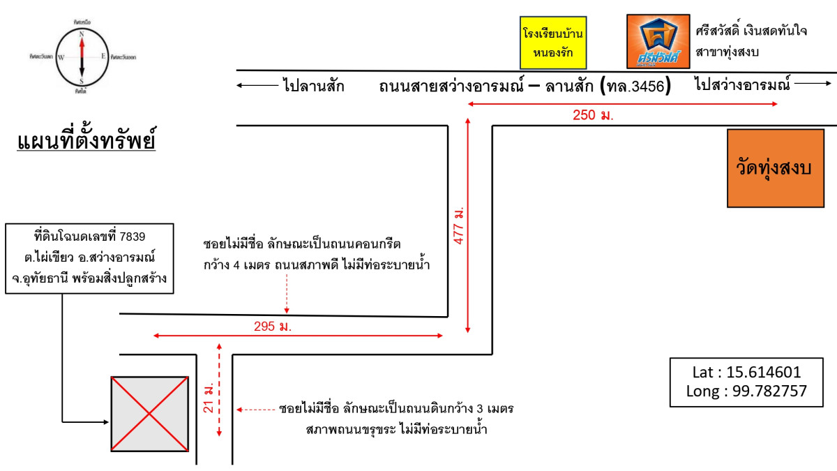 บ้านเดี่ยว อุทัยธานี สว่างอารมณ์ ไผ่เขียว 1355064