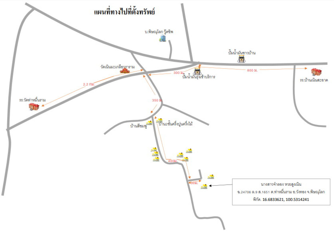 บ้านเดี่ยว พิษณุโลก วังทอง ท่าหมื่นราม 412620