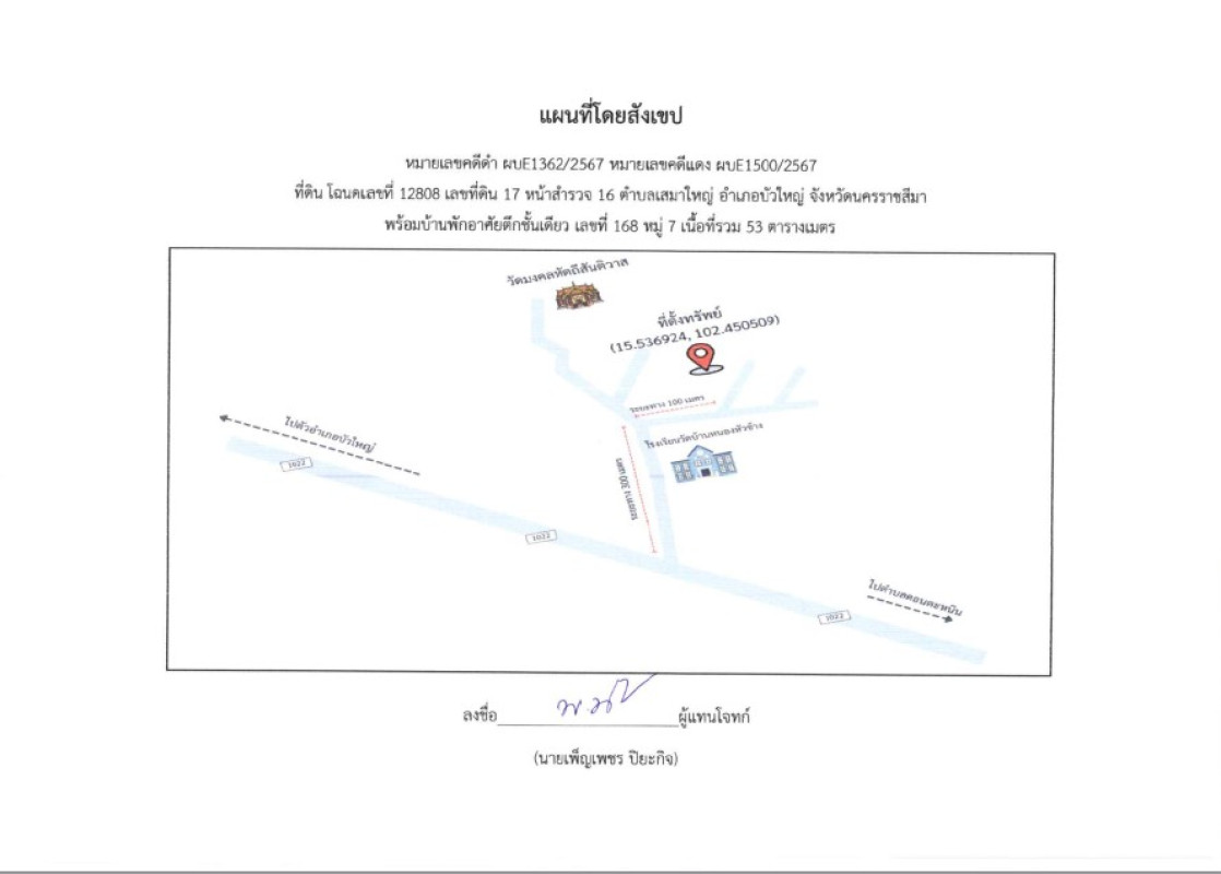 บ้านเดี่ยว นครราชสีมา บัวใหญ่ เสมาใหญ่ 349800