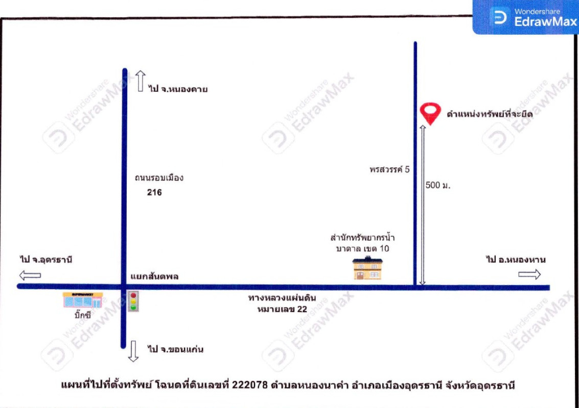 บ้านเดี่ยว อุดรธานี เมืองอุดรธานี หนองนาคำ 2255200