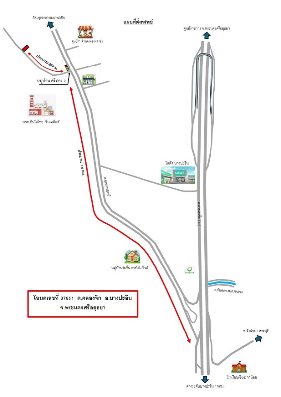 ทาวน์เฮ้าส์ พระนครศรีอยุธยา บางปะอิน คลองจิก 404370