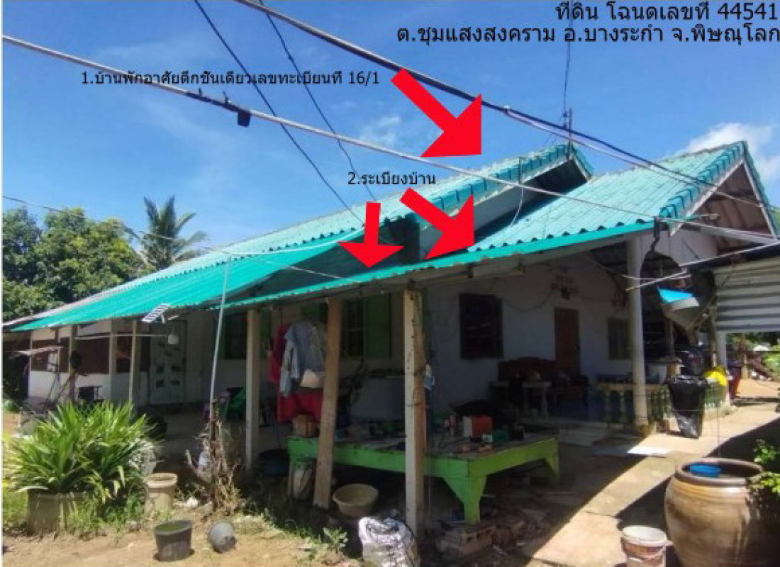 บ้านเดี่ยว พิษณุโลก บางระกำ ชุมแสงสงคราม 690770