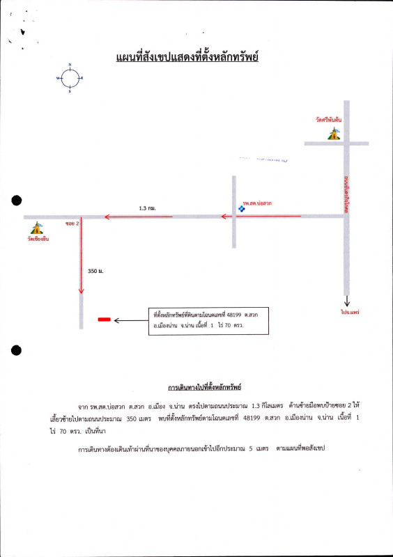 ที่ดินเปล่า น่าน เมืองน่าน สวก 94000