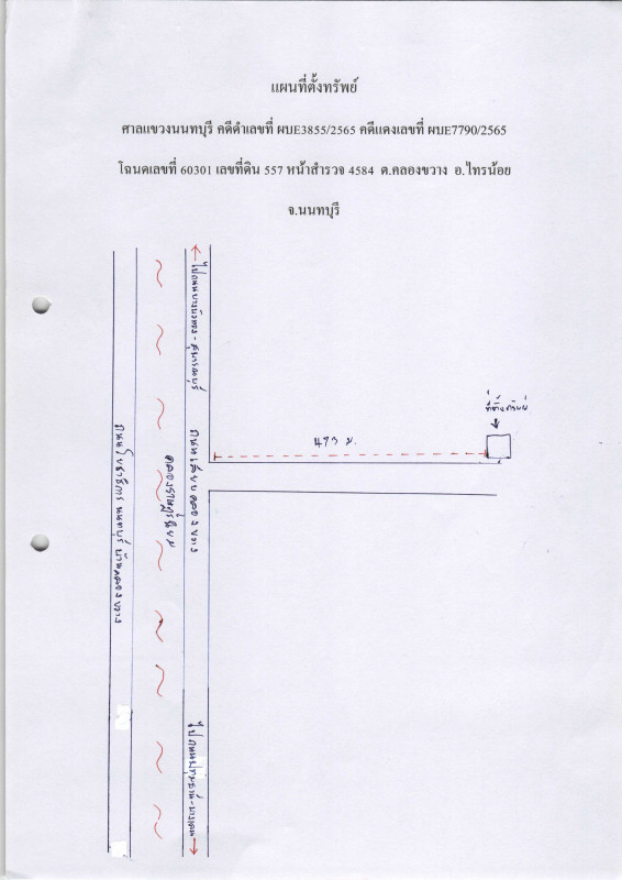 ที่ดินเปล่า นนทบุรี ไทรน้อย คลองขวาง 321300