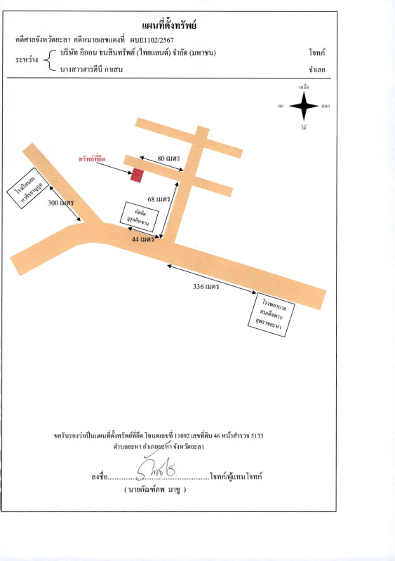 Residential land/lot Yala Yaha Yaha 70420