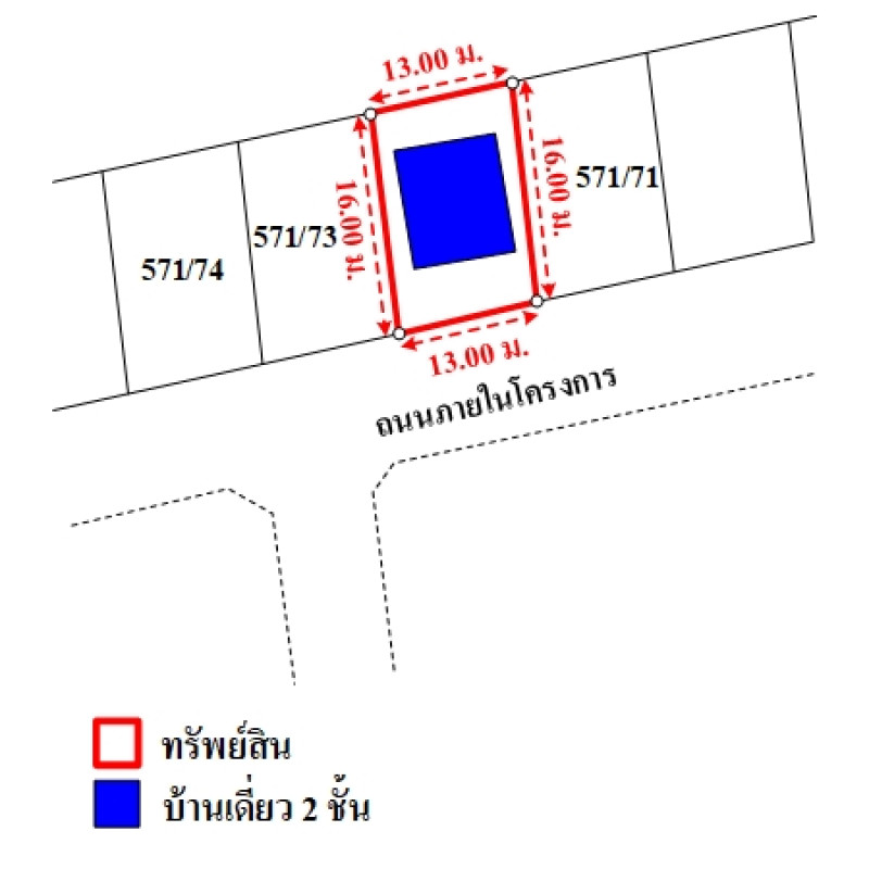 บ้านเดี่ยว พฤกษ์ลดา วงแหวน-หทัยราษฎร์ ซอย 4/2 กรุงเทพมหานคร คลองสามวา สามวาตะวันตก 4555000