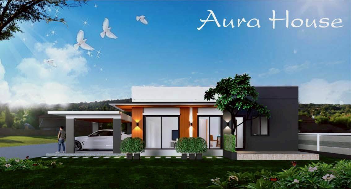 บ้านเดี่ยว ออร่า เฮ้าส์ 32 อุทัยธานี บ้านไร่ บ้านบึง 2088000