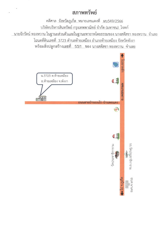 บ้านเดี่ยว พังงา ท้ายเหมือง ท้ายเหมือง 591500