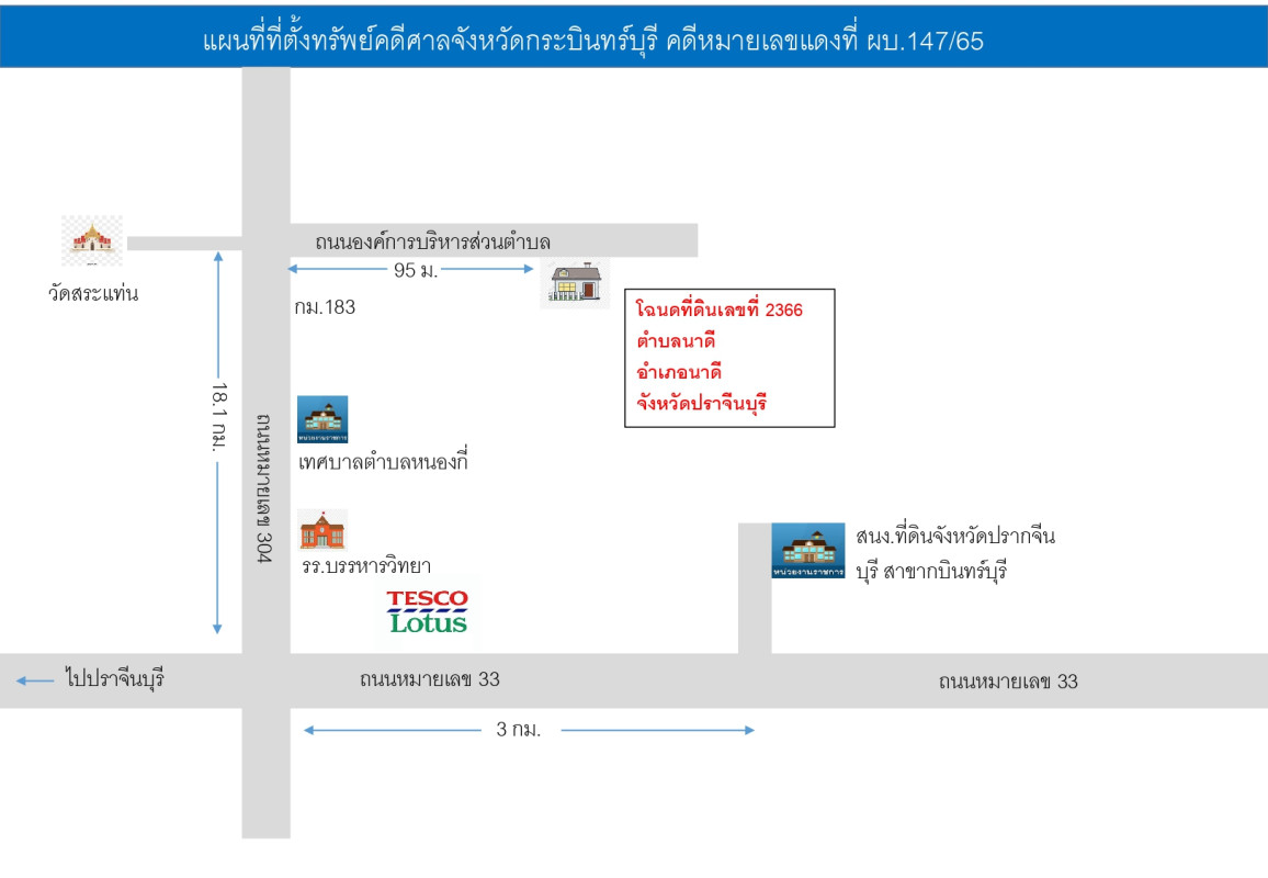 บ้านเดี่ยว ปราจีนบุรี นาดี นาดี 1033234