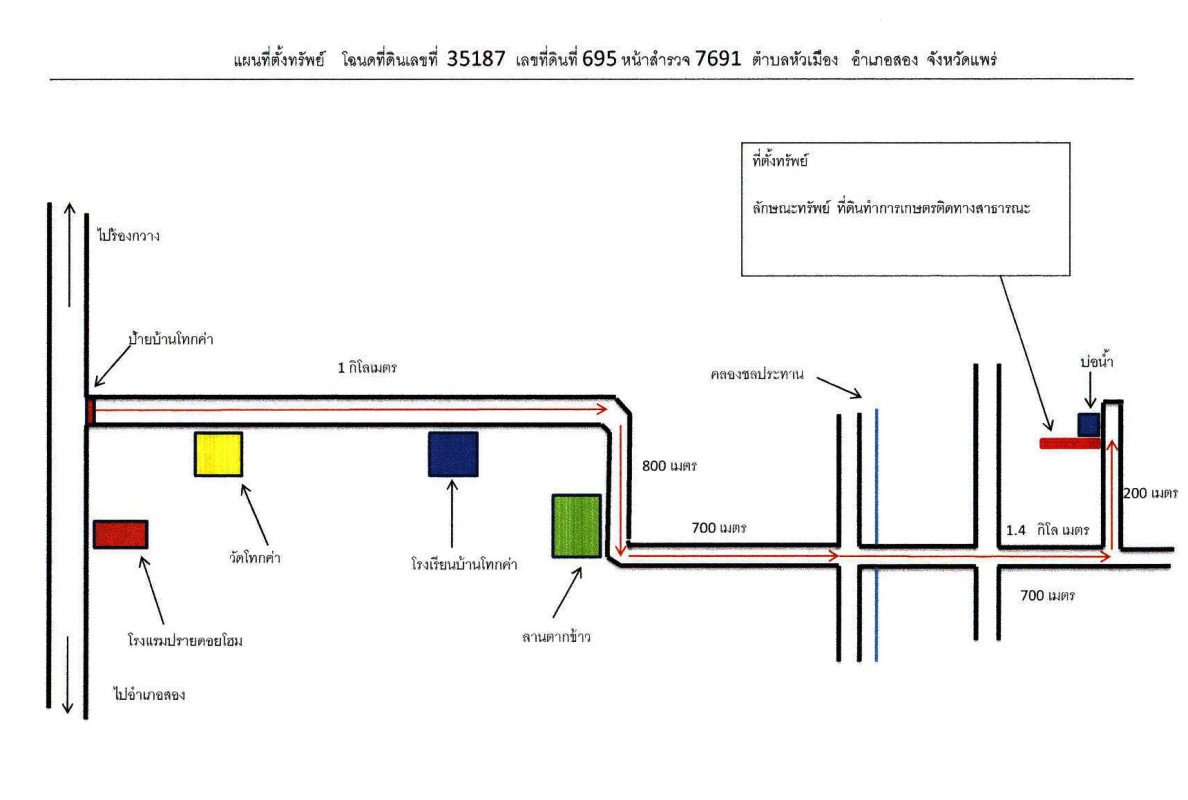 ที่ดินเปล่า แพร่ สอง หัวเมือง 61125