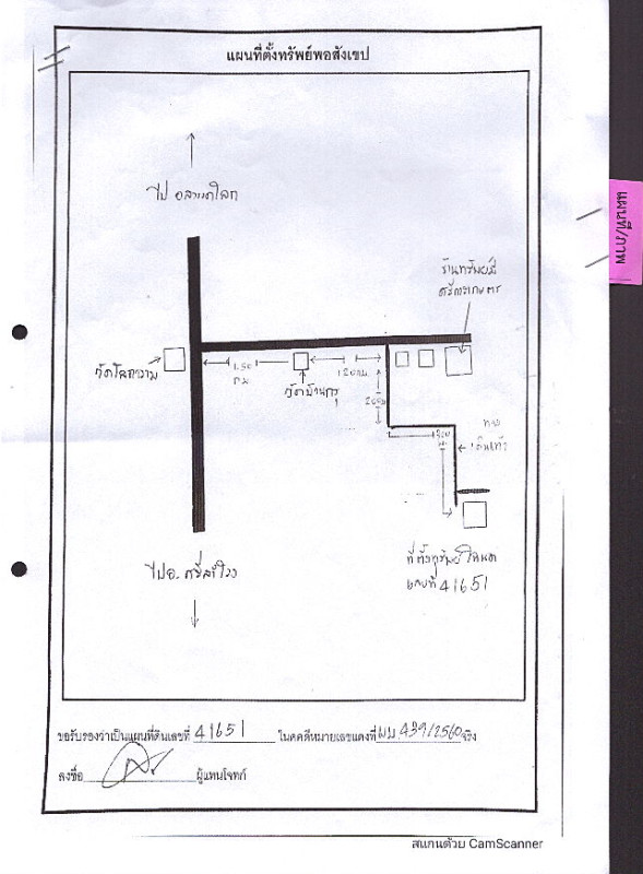Residential land/lot Sukhothai Si Samrong Sam Ruean 180000