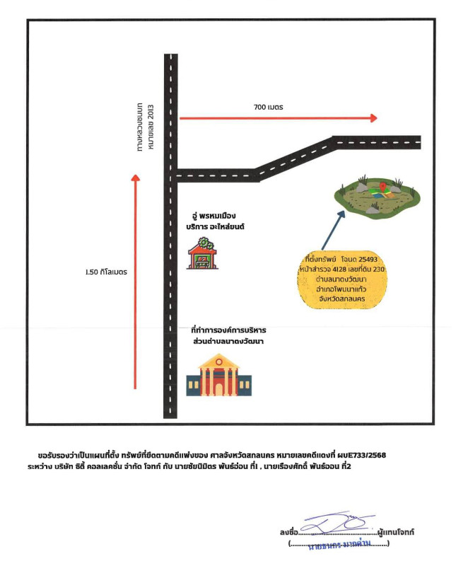 ที่ดินเปล่า สกลนคร โพนนาแก้ว นาตงวัฒนา 420420