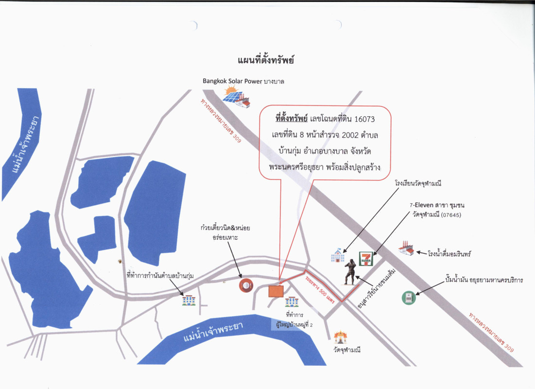 ทาวน์เฮ้าส์ พระนครศรีอยุธยา บางบาล บ้านกุ่ม 1640200