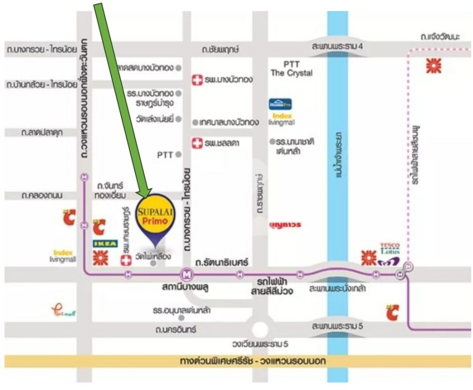 ทาวน์เฮ้าส์ นนทบุรี บางบัวทอง บางรักพัฒนา 1542400