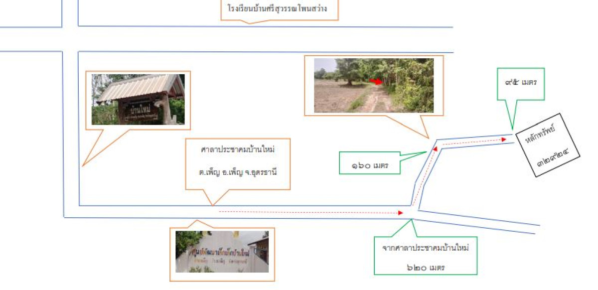 ที่ดินเปล่า อุดรธานี เพ็ญ เพ็ญ 133040