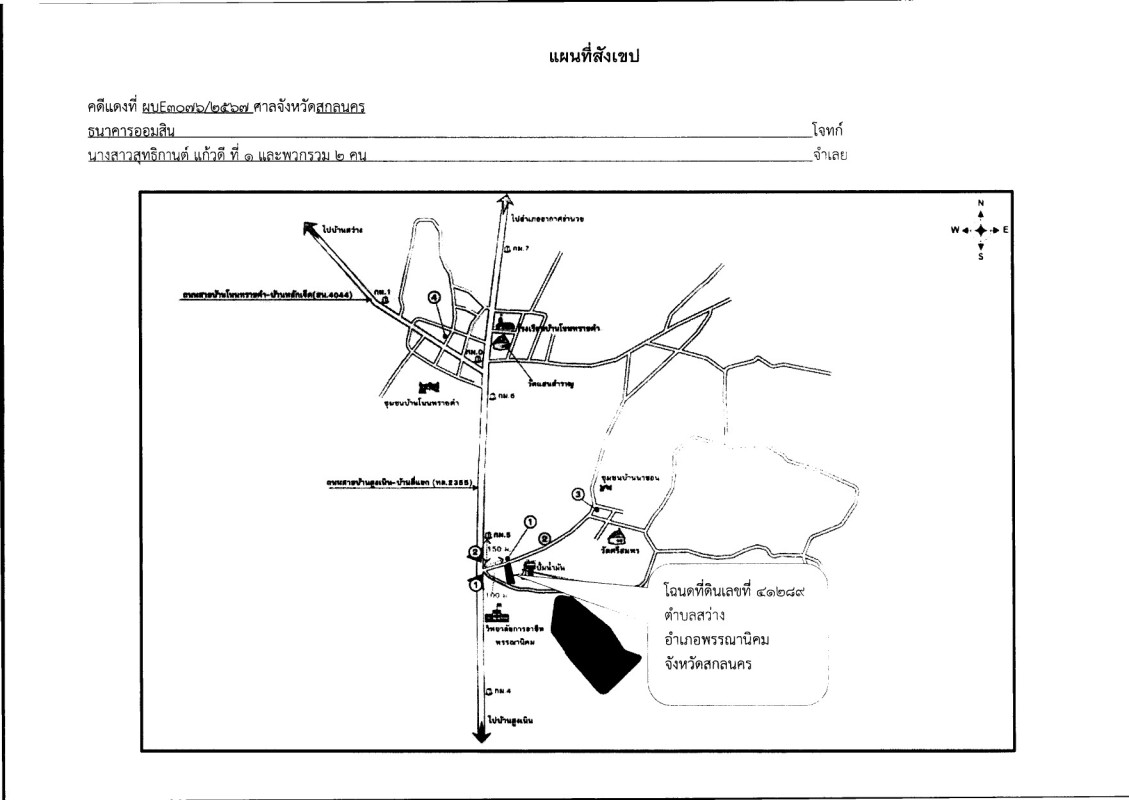 ที่ดินเปล่า สกลนคร พรรณานิคม สว่าง 1127780