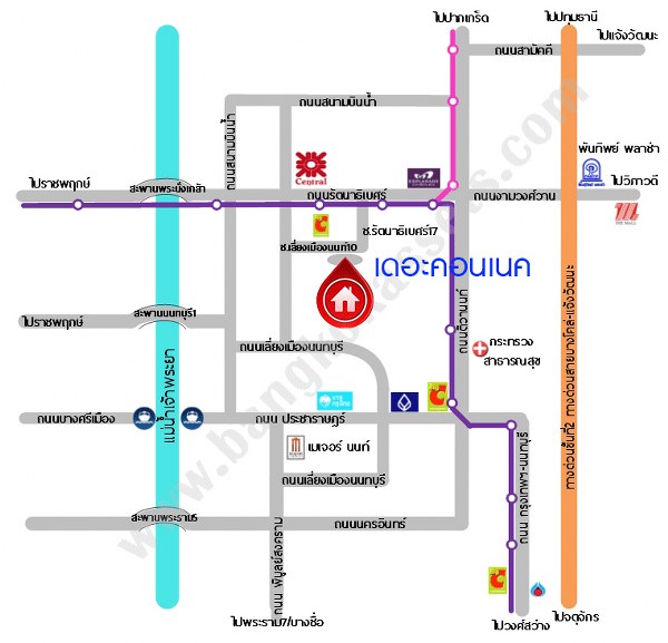 ทาวน์เฮ้าส์ เดอะคอนเนคอัพ3 รัตนาธิเบศร์17 นนทบุรี เมืองนนทบุรี บางกระสอ 5400000