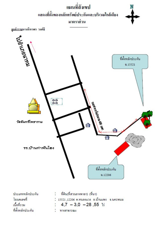 ที่ดินเปล่า นครพนม บ้านแพง หนองแวง 657000