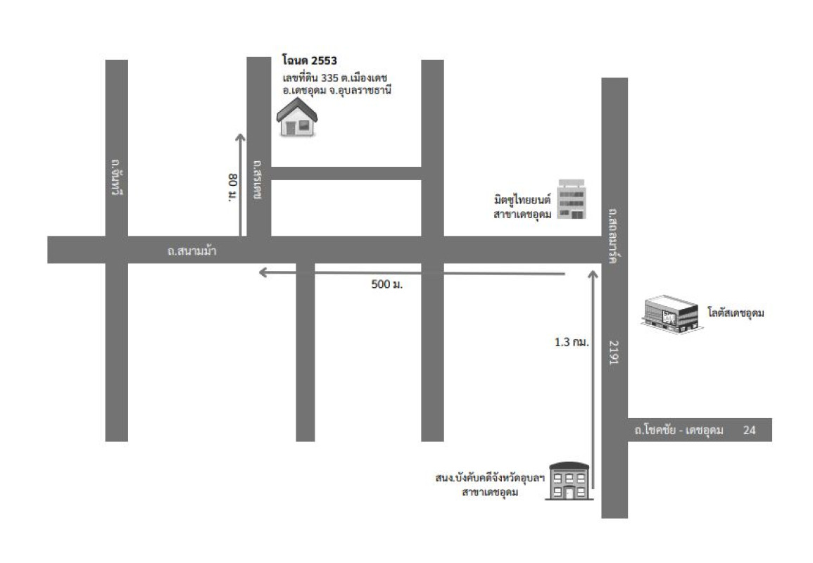 บ้านเดี่ยว อุบลราชธานี เดชอุดม เมืองเดช 1219940
