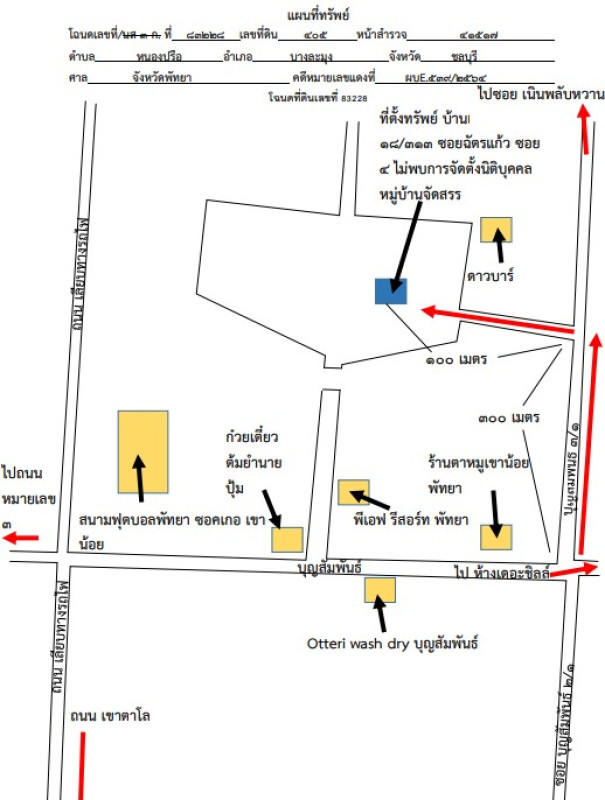 Townhouse Chon Buri Bang Lamung Nong Prue 1373600