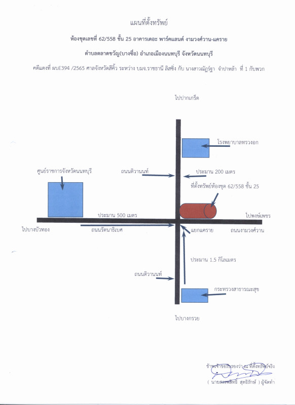 Condominium Nonthaburi Mueang Nonthaburi Bang Kraso 1993860