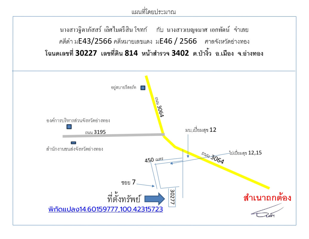 ทาวน์เฮ้าส์ อ่างทอง เมืองอ่างทอง ป่างิ้ว 677760