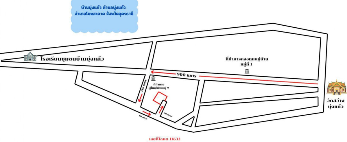 บ้านเดี่ยว อุดรธานี โนนสะอาด โนนสะอาด 394200