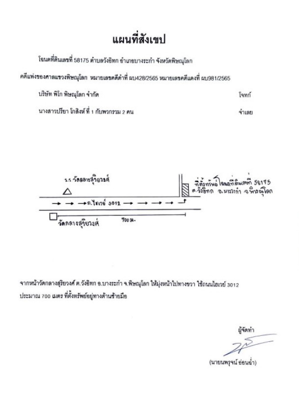 Single house Phitsanulok Bang Rakam Wang I Thok 1476520