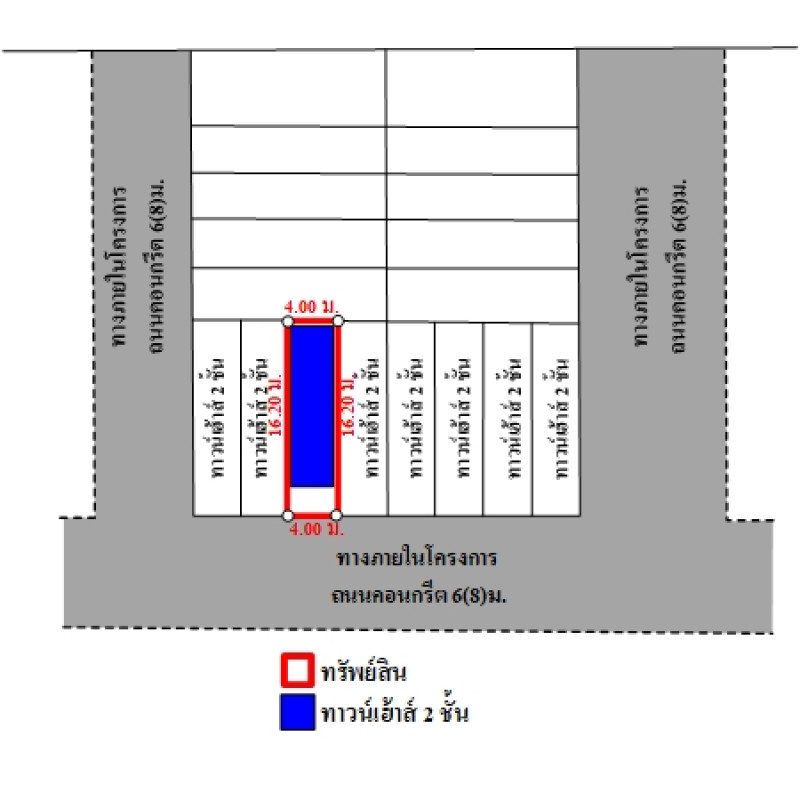 ทาวน์เฮ้าส์ ฟ้าไทย เชียงราย เมืองเชียงราย นางแล 902000