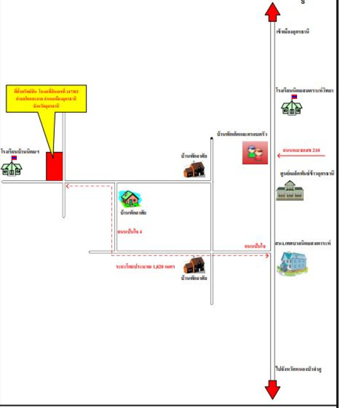 Single house Udon Thani Mueang Udon Thani Khok Sa-At 1504320