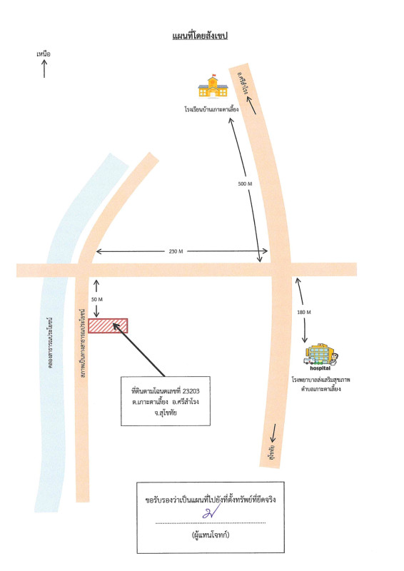 บ้านเดี่ยว สุโขทัย ศรีสำโรง เกาะตาเลี้ยง 172800
